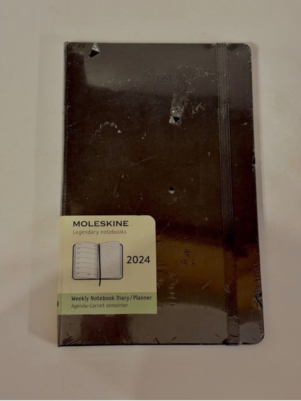 Moleskine 2024 Weekly Academic Planner Notebook Diary 5"x8.25" Black NEW
